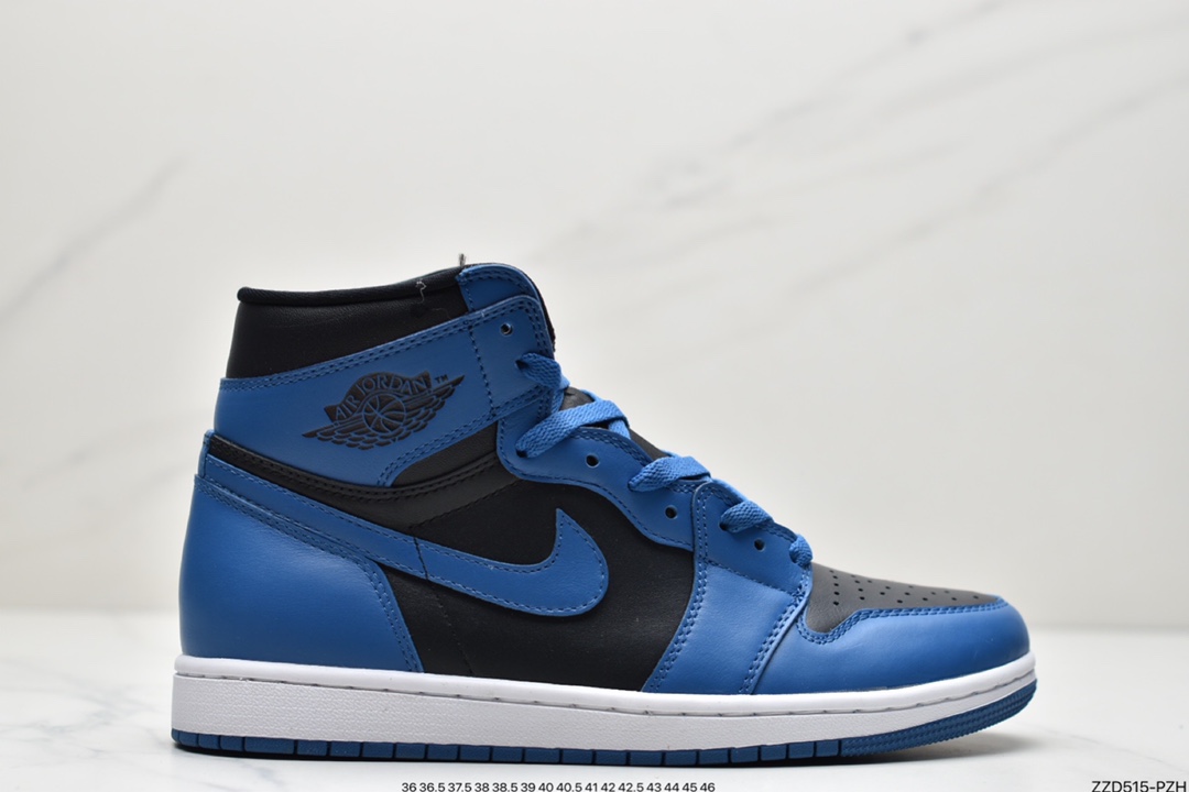 250 Air Jordan 1 High OG ” Datk Marina Blue ” 黑蓝 AJ1乔1高帮文化篮球鞋 555088-404