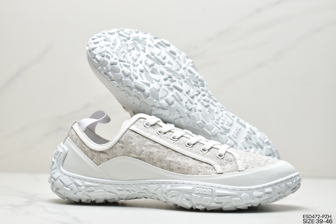 430 Dior迪奥 B28 Oblique Low Top Sneakers B28低帮系列复古劳工风百搭运动休闲板鞋4804328000