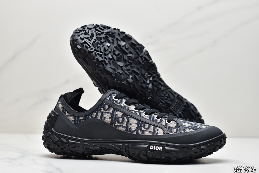 430 Dior迪奥 B28 Oblique Low Top Sneakers B28低帮系列复古劳工风百搭运动休闲板鞋4804328000