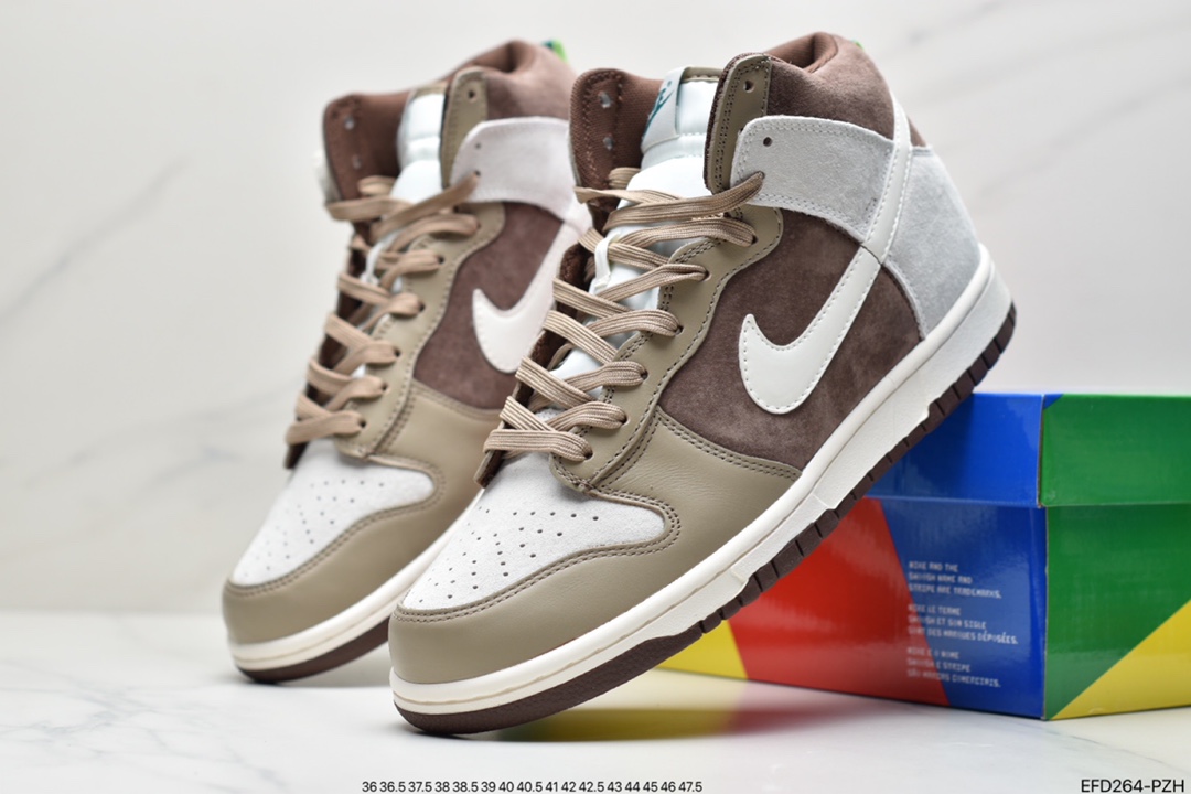 390 耐克Nike Dunk High ”Light Chocolate” 高邦 DH5348-100