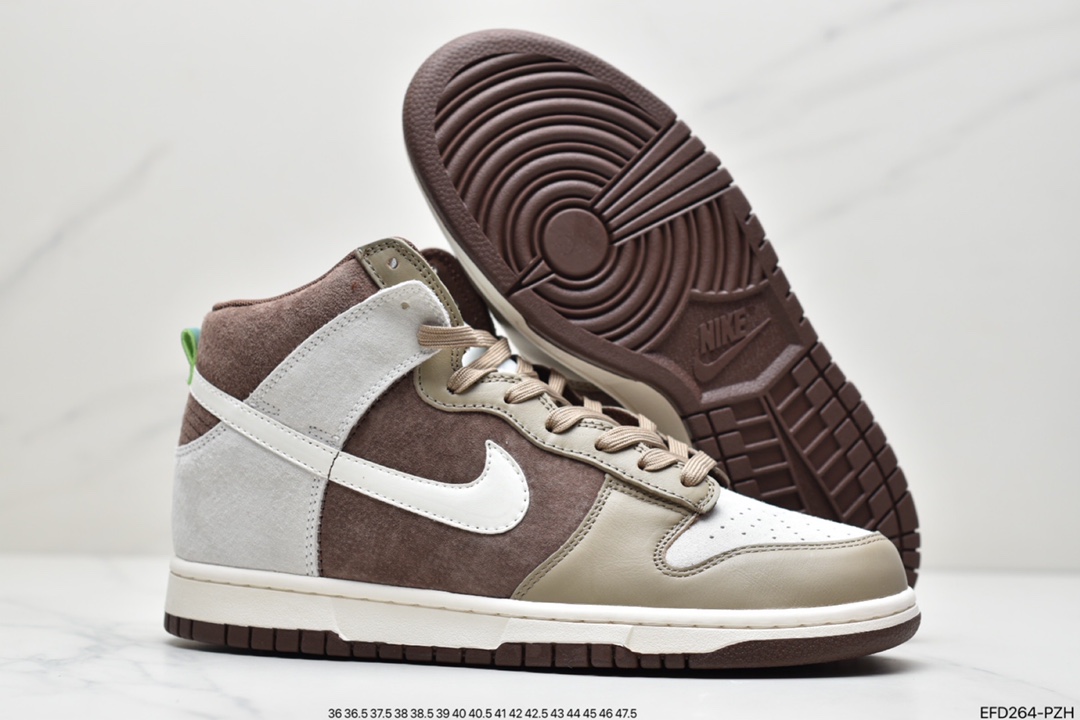 390 耐克Nike Dunk High ”Light Chocolate” 高邦 DH5348-100