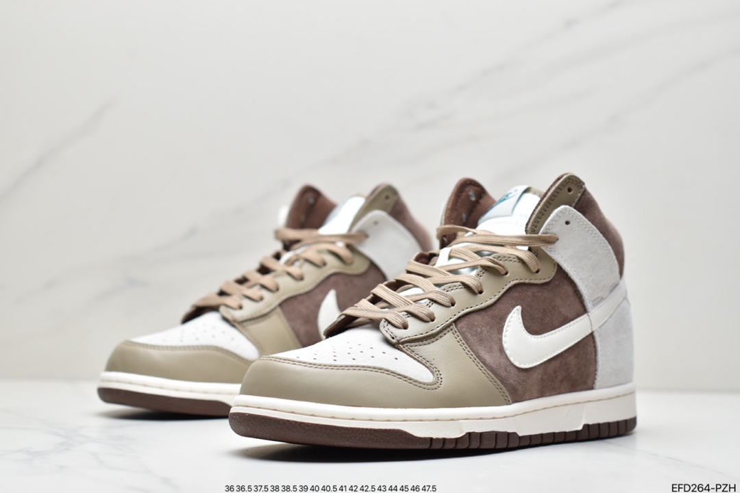 390 耐克Nike Dunk High ”Light Chocolate” 高邦 DH5348-100
