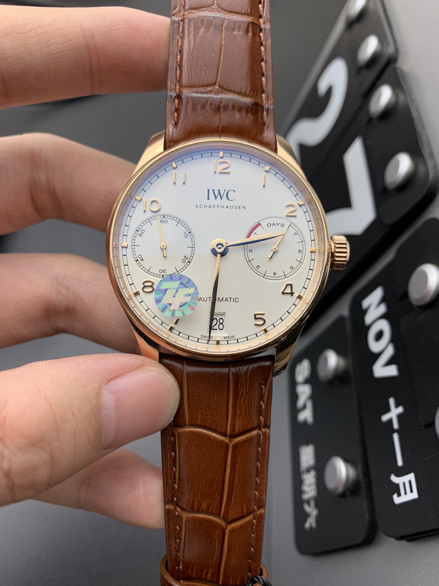 IWC 玫瑰金葡七
