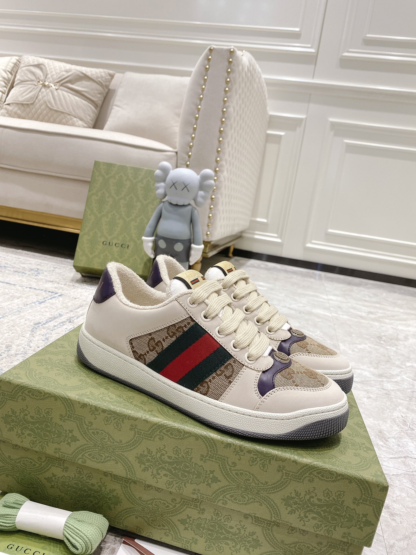 Gucci Sprzedaż
 Buty do deskorolki Replika projektantów sklepu
 Unisex Skóra krowia TPU Wiosenna kolekcja Casual