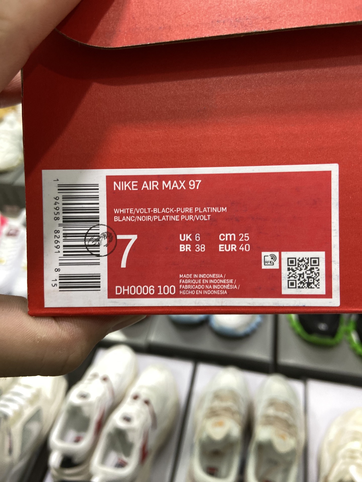 220 耐克Nike Wmns Air Max 97 复古气垫百搭休闲运动慢跑鞋DH0006-100