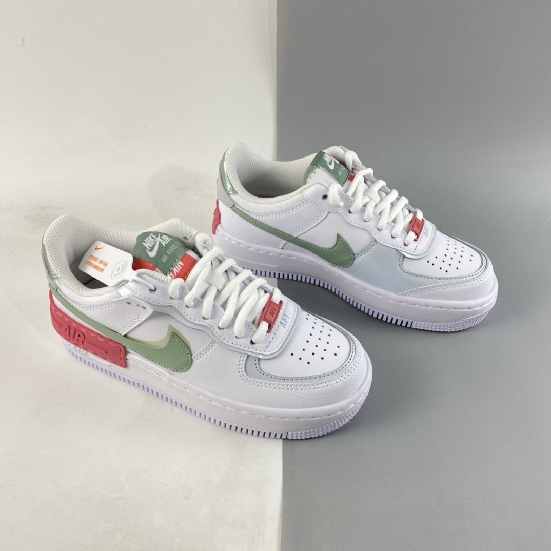 P200  NIKE Air Force 1 Shadow 空军一号轻量增高低帮百搭板鞋 CI0919-112