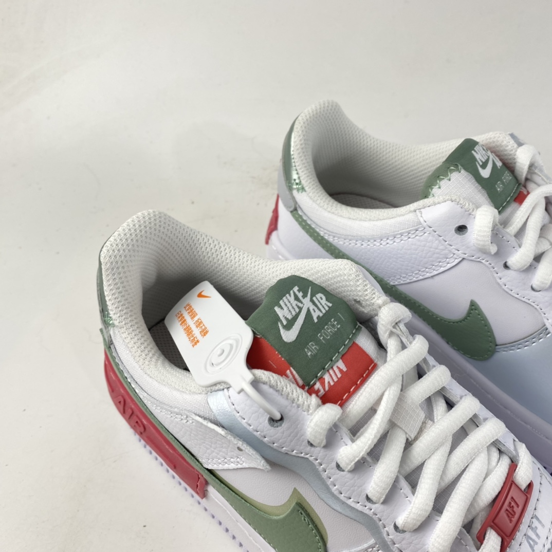 P200  NIKE Air Force 1 Shadow 空军一号轻量增高低帮百搭板鞋 CI0919-112