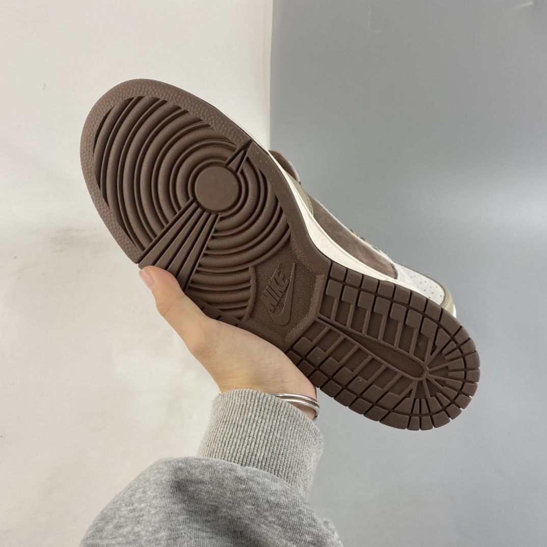 P400 NIKE Dunk High ”Light Chocolate” 滑板鞋 DH5348-100