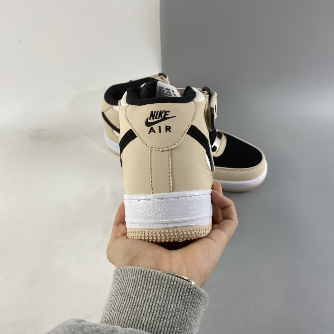 P260  NIKE Air Force 1’07 Mid 奶茶色 空军一号中帮休闲板鞋 HD2523-156