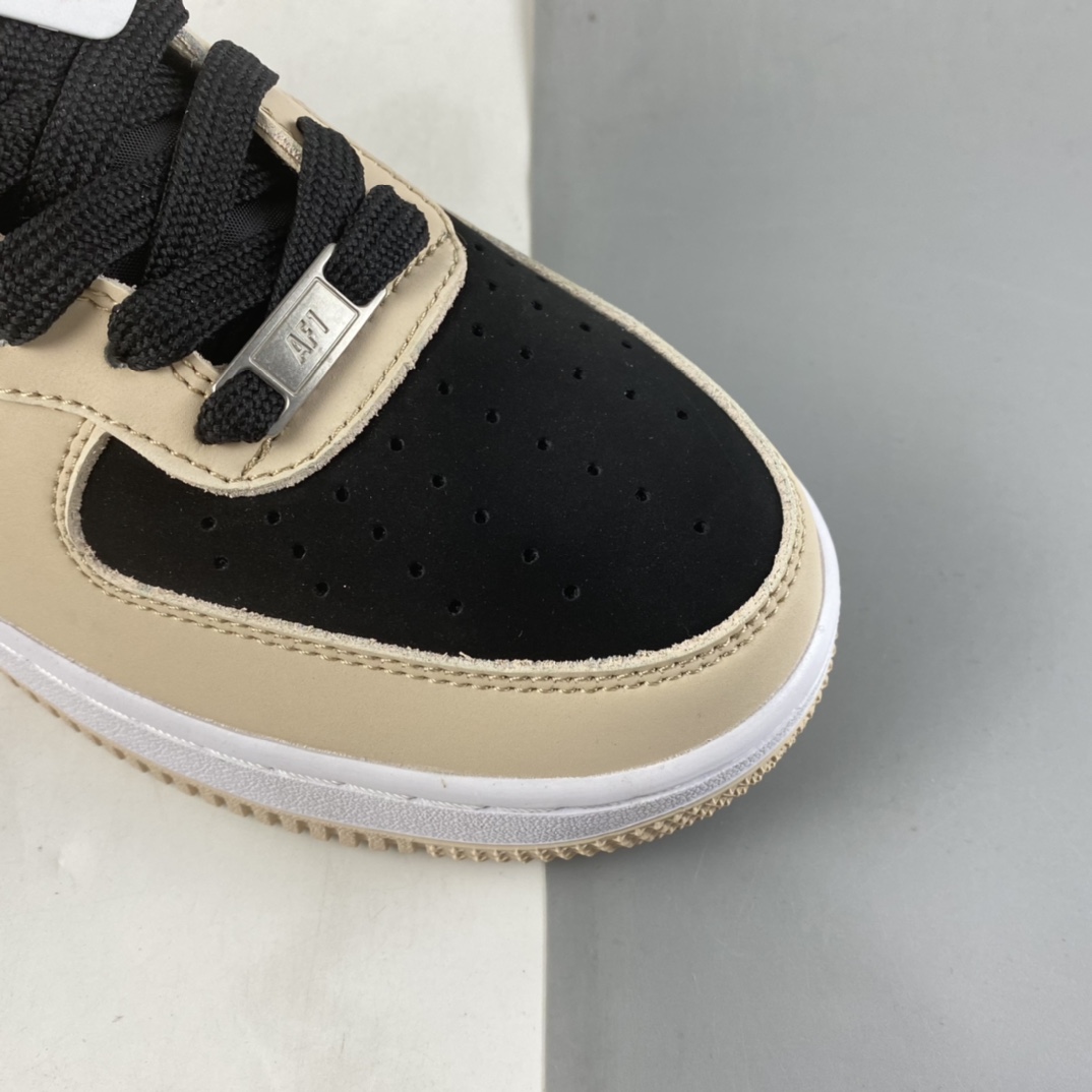 P260  NIKE Air Force 1’07 Mid 奶茶色 空军一号中帮休闲板鞋 HD2523-156