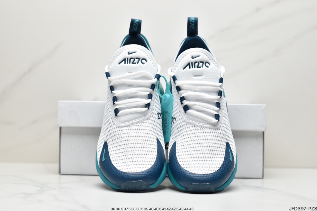 170 耐克Nike NIKE AIR MAX 270 FLYKNIT 混合科技透气后掌半气垫慢跑鞋 AH8050