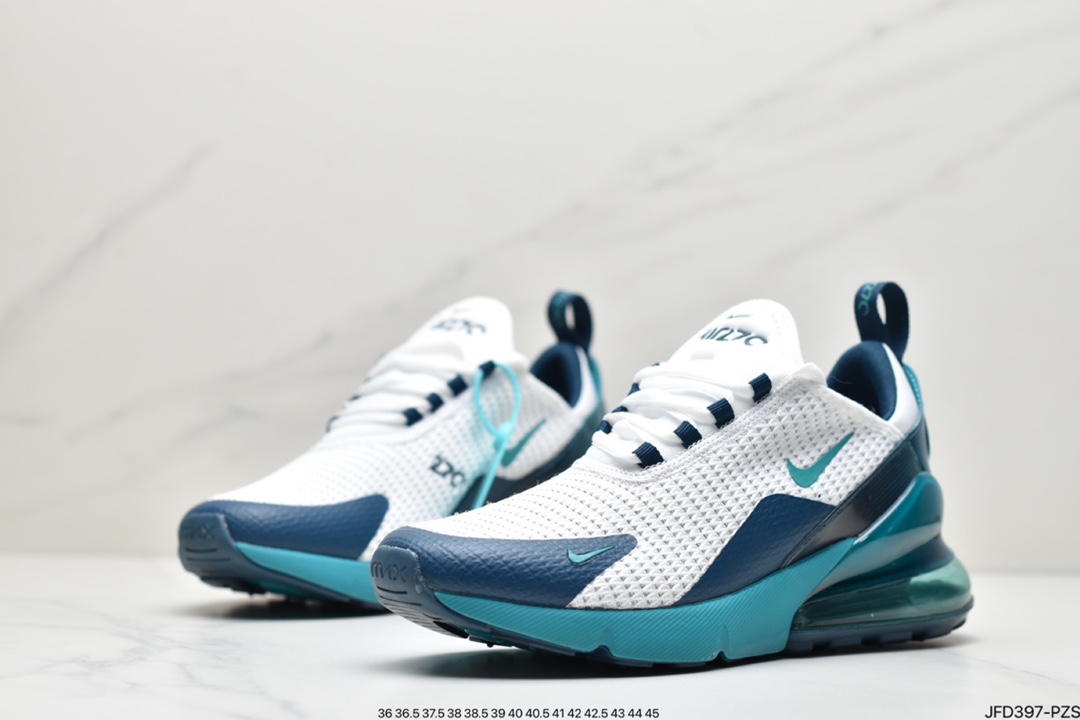 170 耐克Nike NIKE AIR MAX 270 FLYKNIT 混合科技透气后掌半气垫慢跑鞋 AH8050