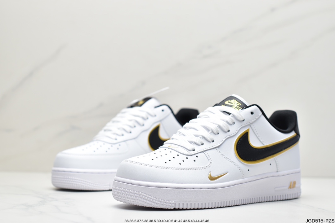 180 耐克Nike Air Force 1 React LV8 白黑金官方同步 DA8481-100