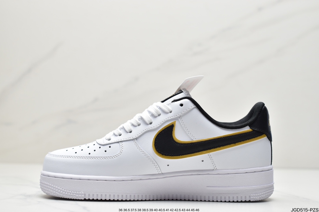 180 耐克Nike Air Force 1 React LV8 白黑金官方同步 DA8481-100