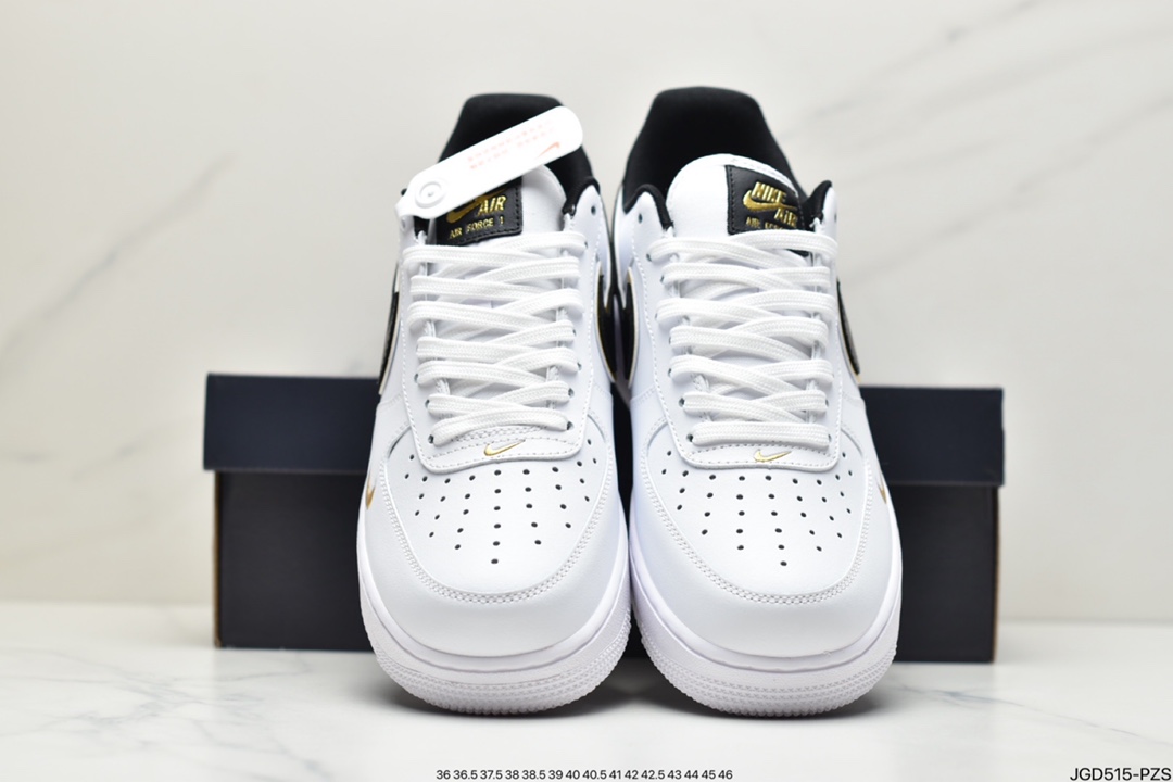 180 耐克Nike Air Force 1 React LV8 白黑金官方同步 DA8481-100