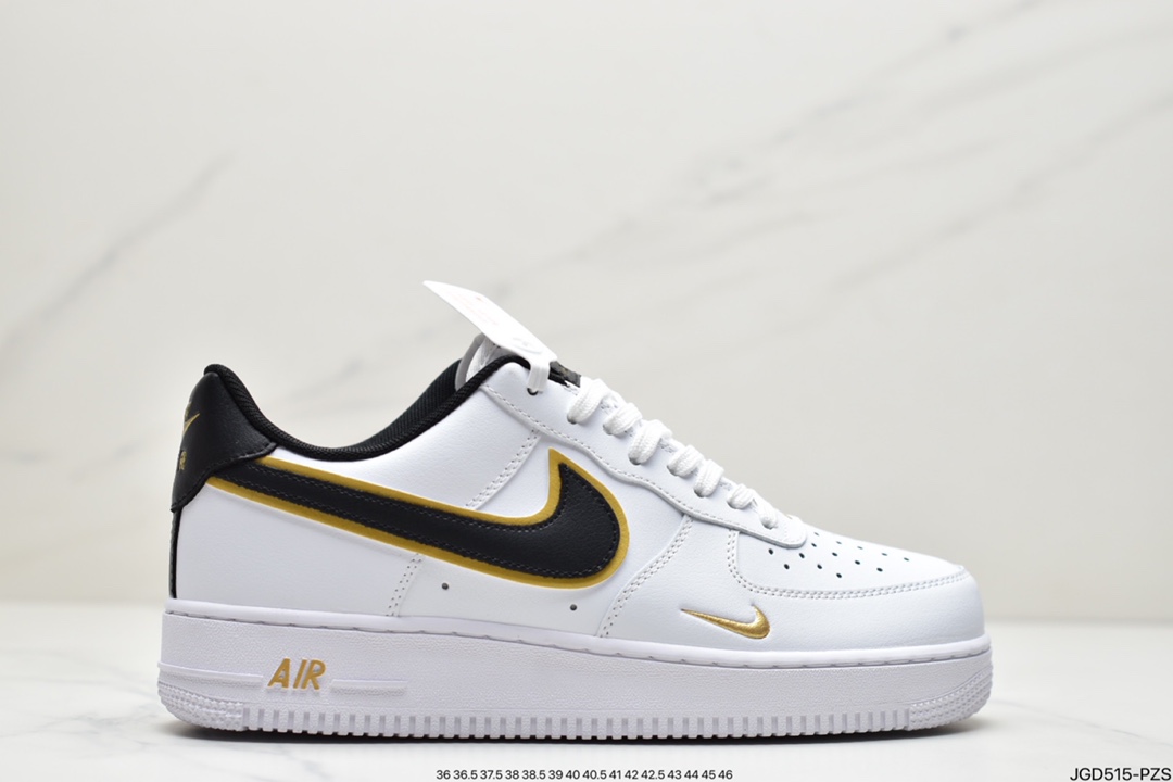 180 耐克Nike Air Force 1 React LV8 白黑金官方同步 DA8481-100
