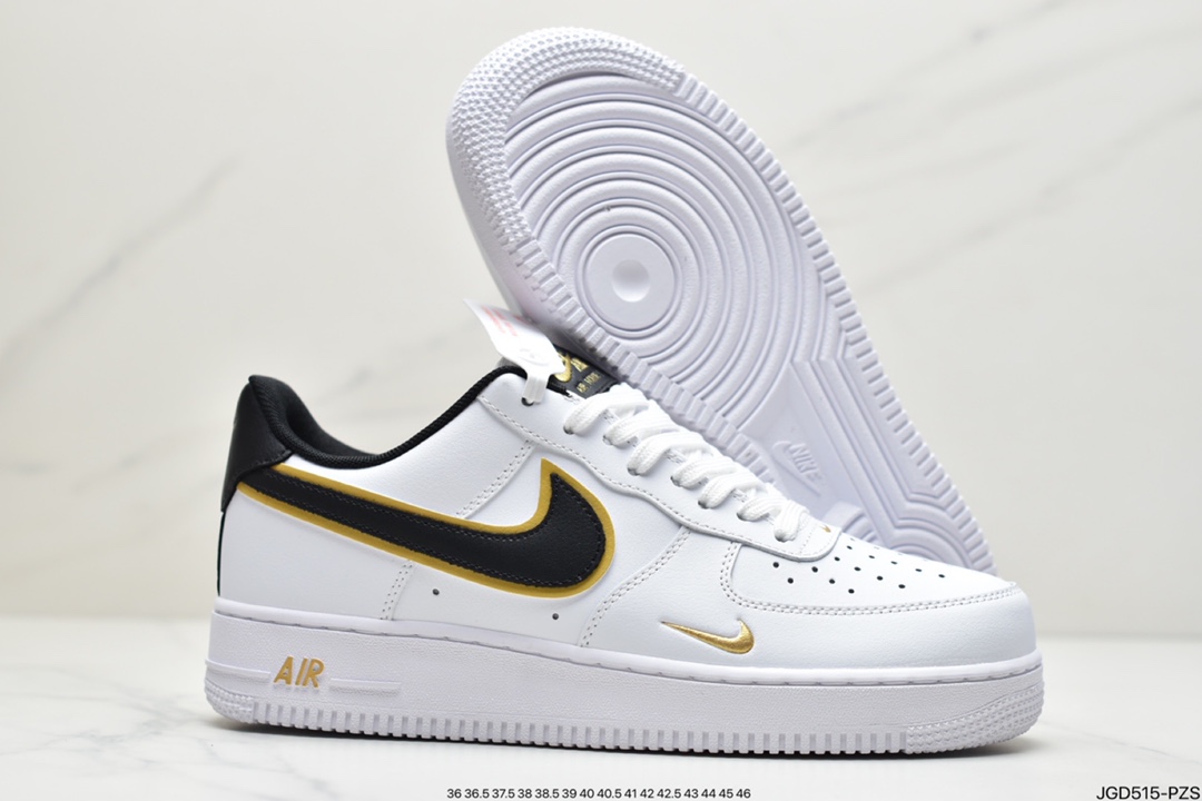 180 耐克Nike Air Force 1 React LV8 白黑金官方同步 DA8481-100