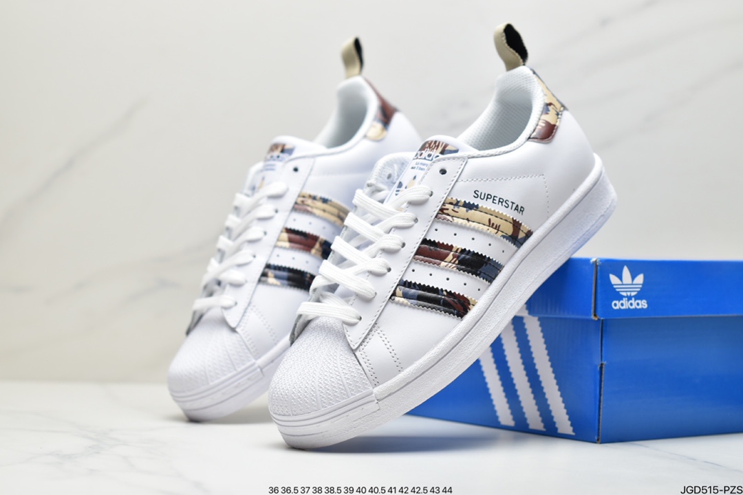 180 阿迪达斯 Adidas Superstar 经典贝壳头板鞋 GV9698