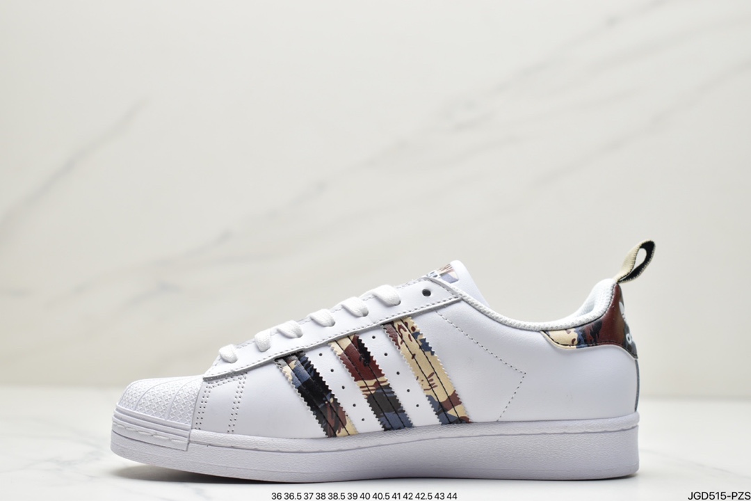 180 阿迪达斯 Adidas Superstar 经典贝壳头板鞋 GV9698