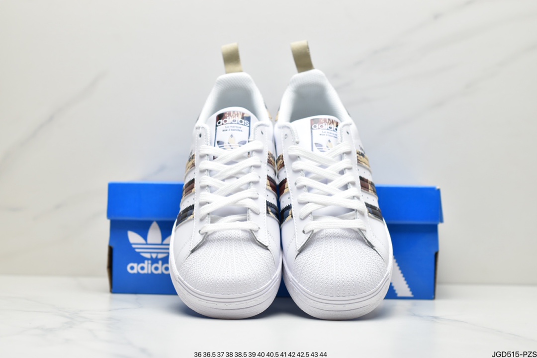 180 阿迪达斯 Adidas Superstar 经典贝壳头板鞋 GV9698