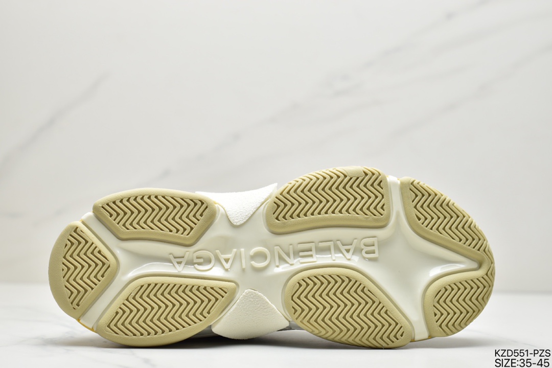 480 古驰Gucci x 巴黎世家Balenciaga Triple S Clear Sole Sneaker”The Hacker Project”时装681067 UMO20 9795