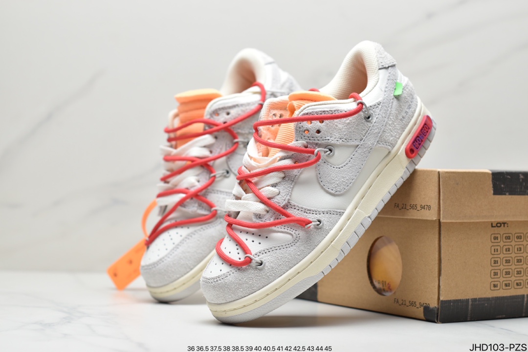 190 Off-White x NIKE SB Dunk Low”The 50”OW联名50色 DM1602-120