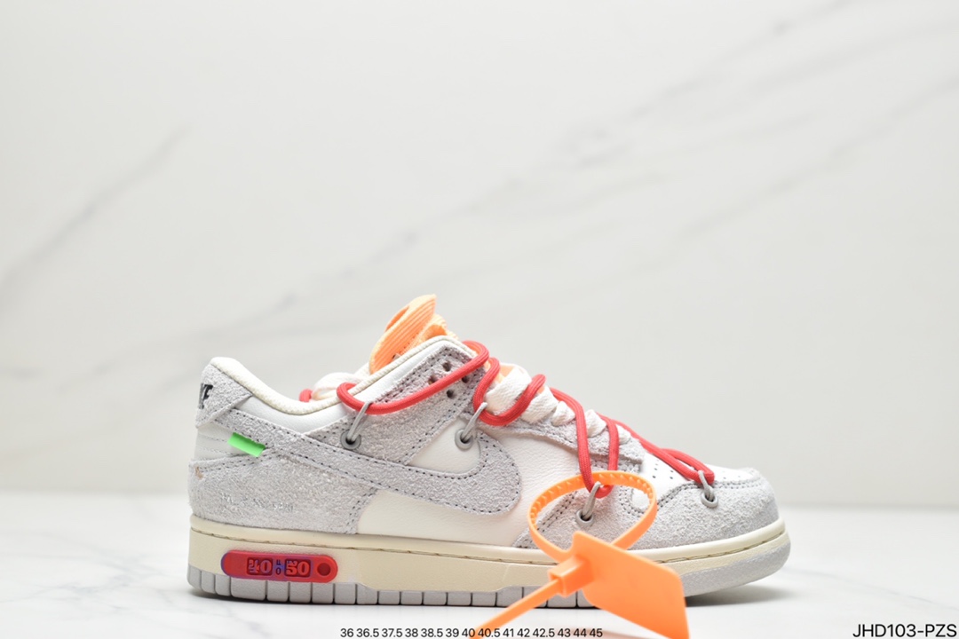 190 Off-White x NIKE SB Dunk Low”The 50”OW联名50色 DM1602-120