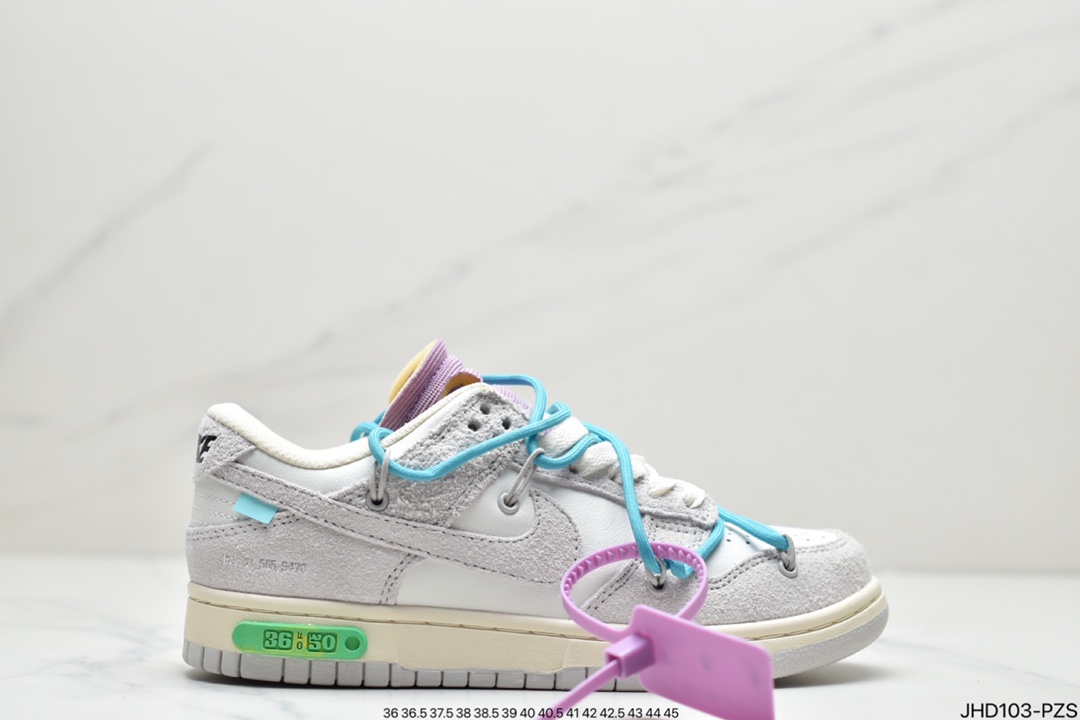 190 Off-White x NIKE SB Dunk Low”The 50”OW联名50色 DM1602-120