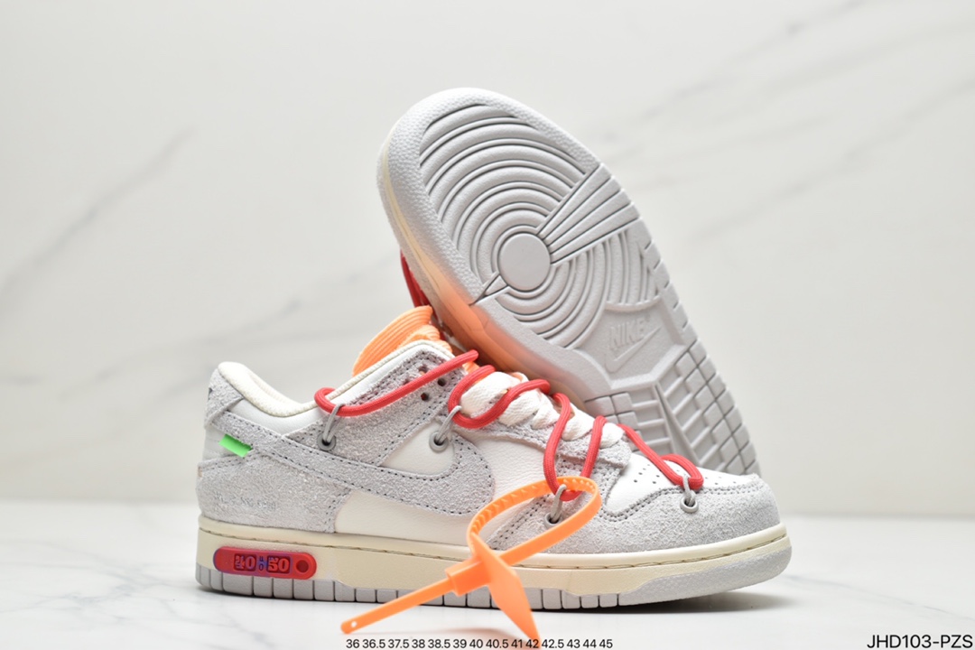 190 Off-White x NIKE SB Dunk Low”The 50”OW联名50色 DM1602-120
