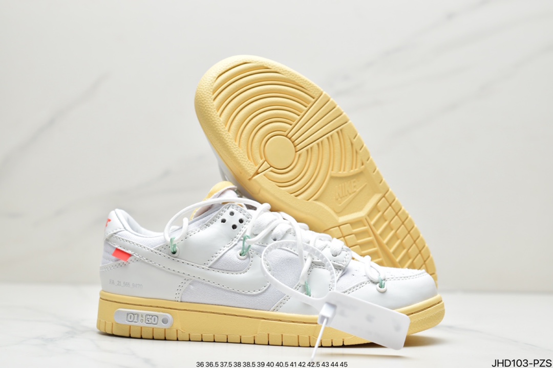 190 Off-White x NIKE SB Dunk Low”The 50”OW联名50色 DM1602-120