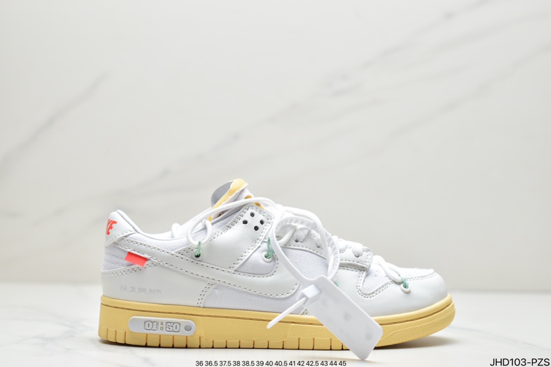 190 Off-White x NIKE SB Dunk Low”The 50”OW联名50色 DM1602-120