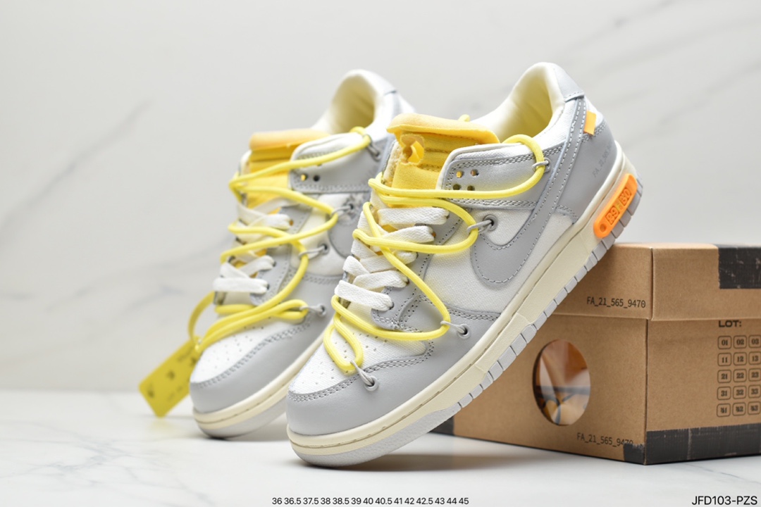 170 Off-White x NIKE SB Dunk Low”The 50”OW联名50色 DM1602-120