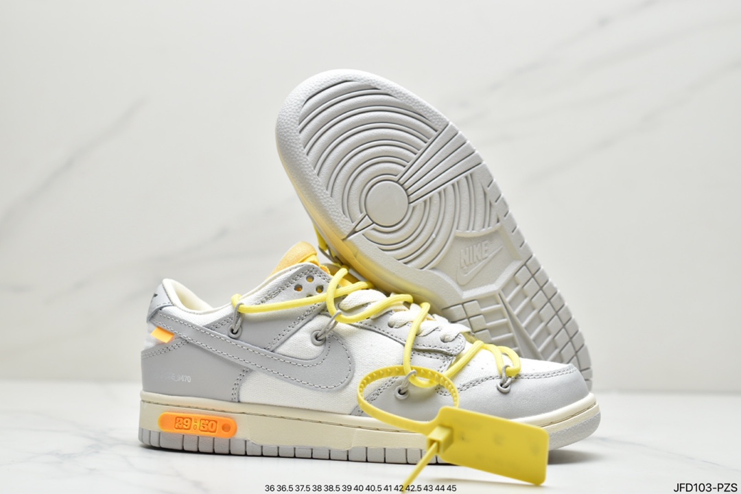 170 Off-White x NIKE SB Dunk Low”The 50”OW联名50色 DM1602-120