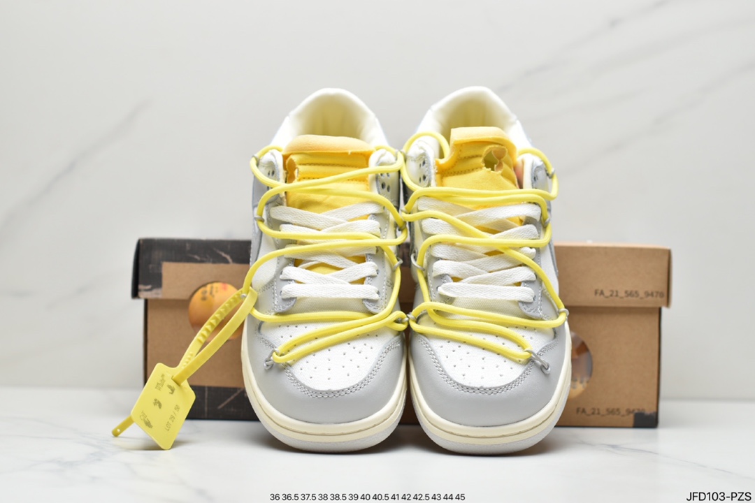 170 Off-White x NIKE SB Dunk Low”The 50”OW联名50色 DM1602-120