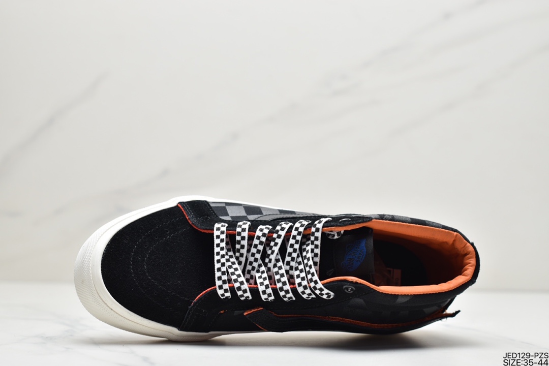 150 硫化工艺 万斯范斯VANS Sk8-Mid 经典中帮男女休闲运动板鞋