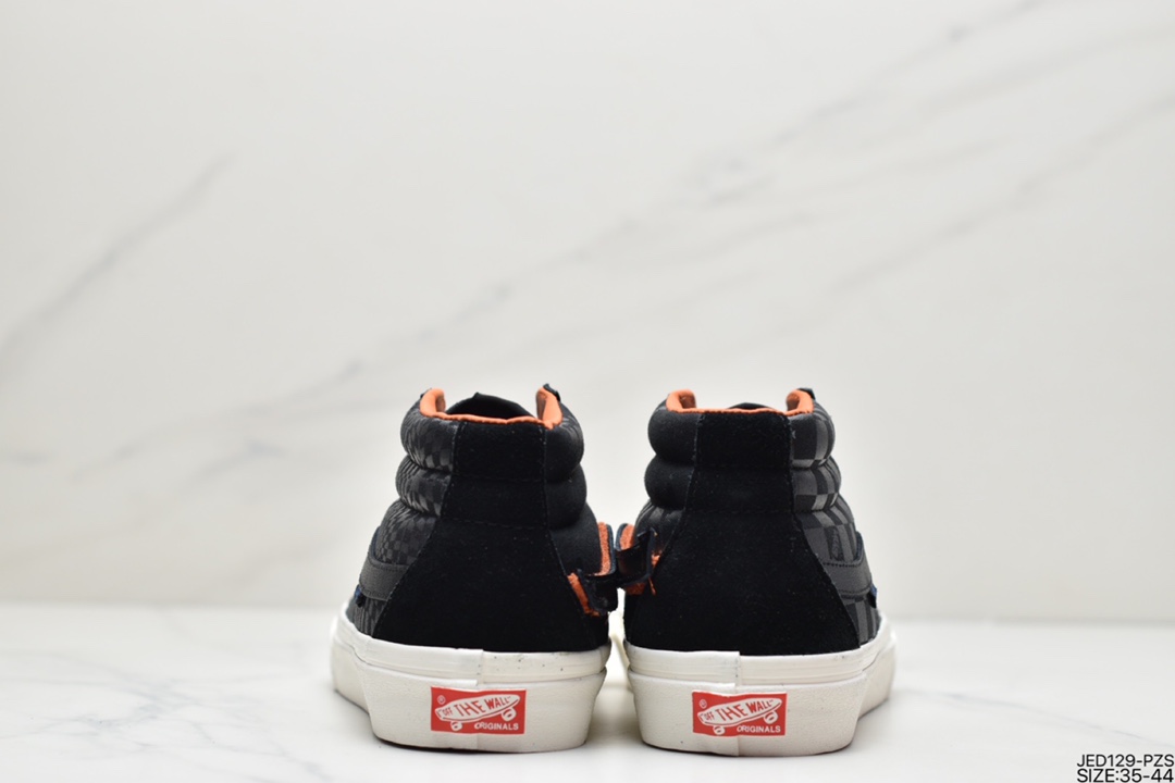 150 硫化工艺 万斯范斯VANS Sk8-Mid 经典中帮男女休闲运动板鞋