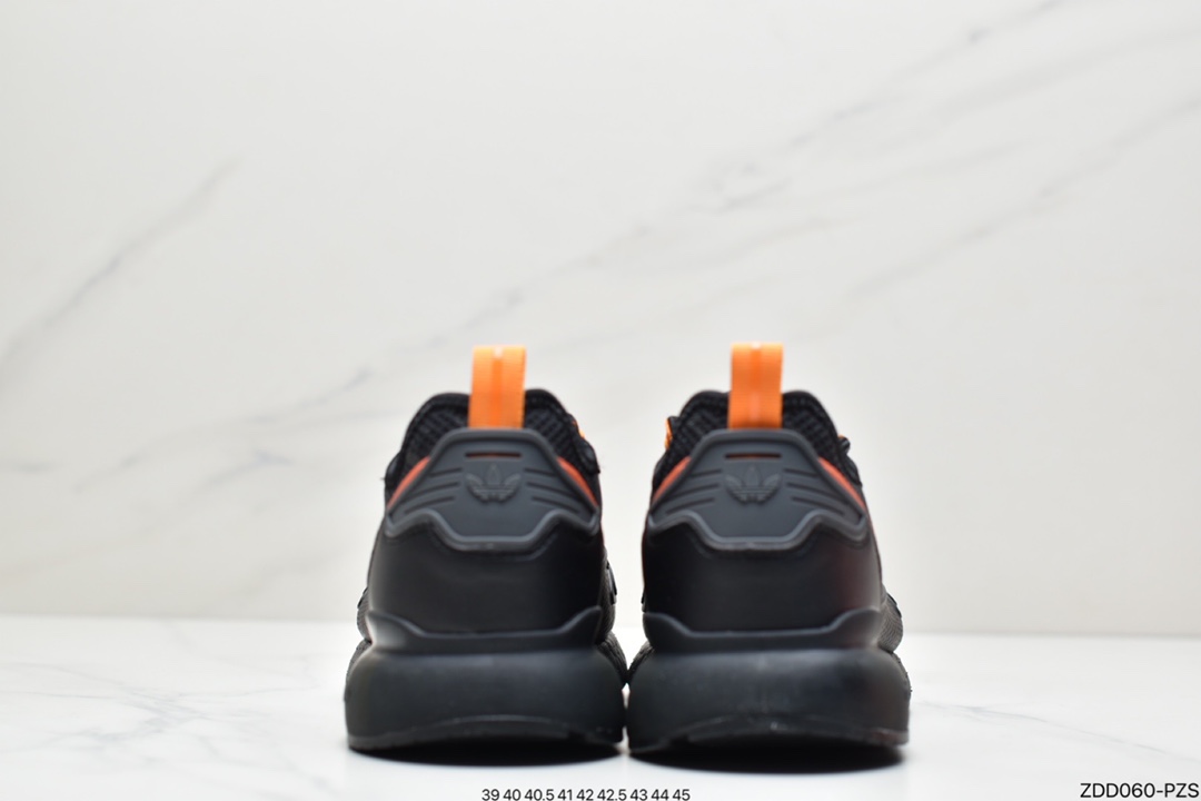 230 阿迪达斯 Adidas ZX 2K Boost爆米花低帮高弹复古休闲运动百搭跑鞋GY3547