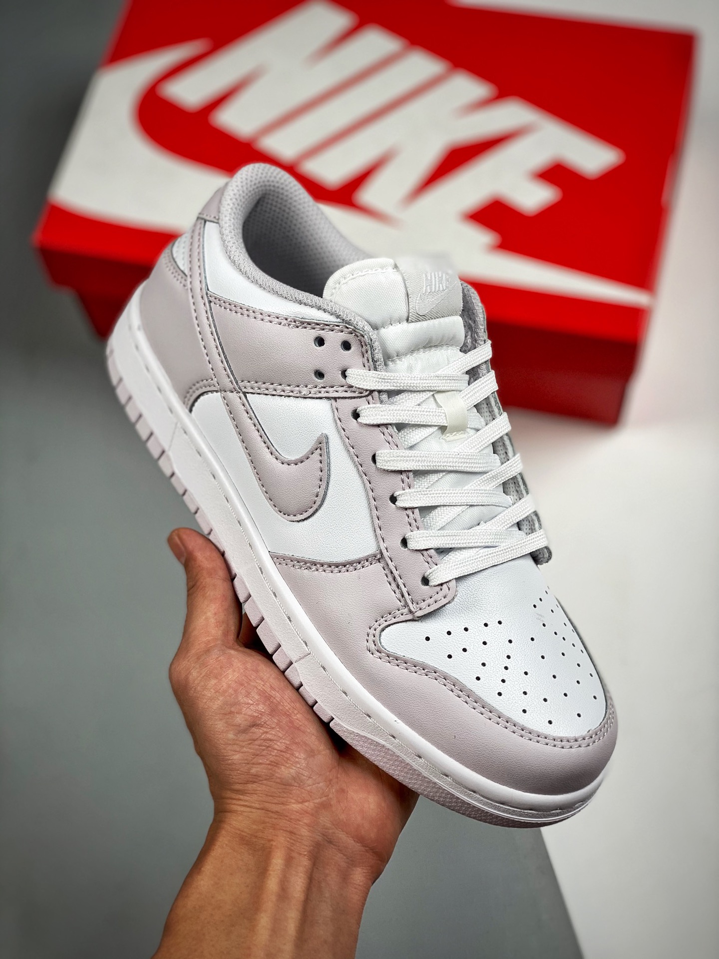 Nike SB Dunk Low “Light Violet” púrpura claro material de primera capa original, molde exclusivo procesado por destilac…