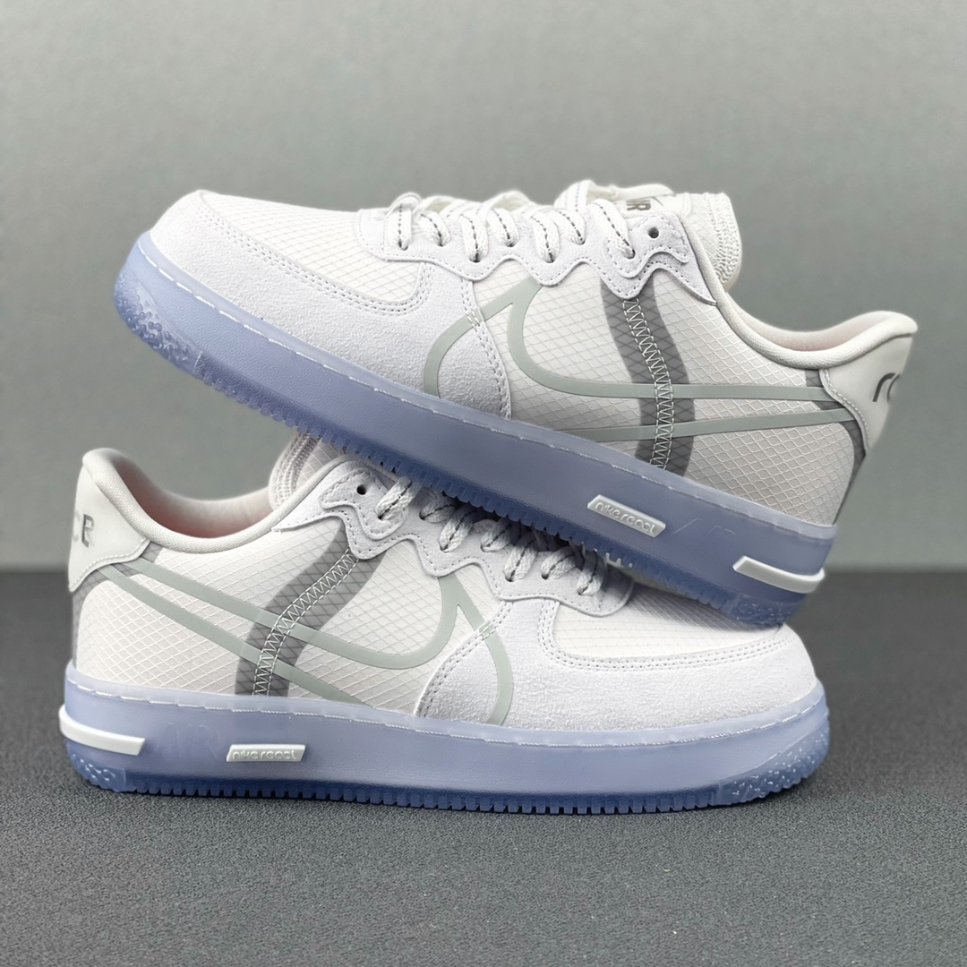 空军冰蓝尺码35.5-45清远Y3版本-AirForce1ReactQS“LightBone”空军一号解