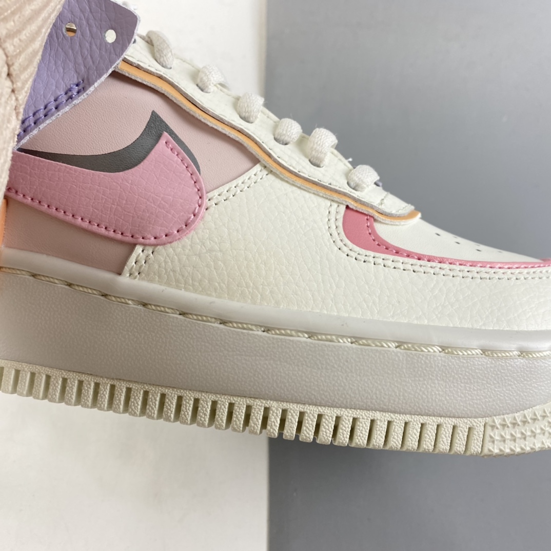 P200  NIKE Air Force 1 Shadow 空军一号轻量增高低帮百搭板鞋 CI0919-111