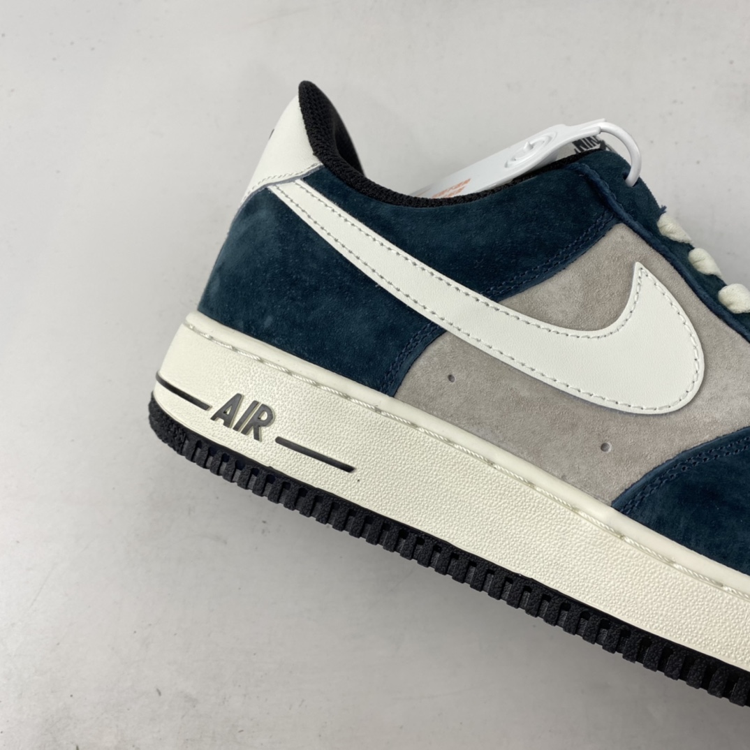 P240  NIKE Air Force 1’07 Low 灰白绿 麂皮配色 空军一号低帮休闲板鞋 NT9955-318