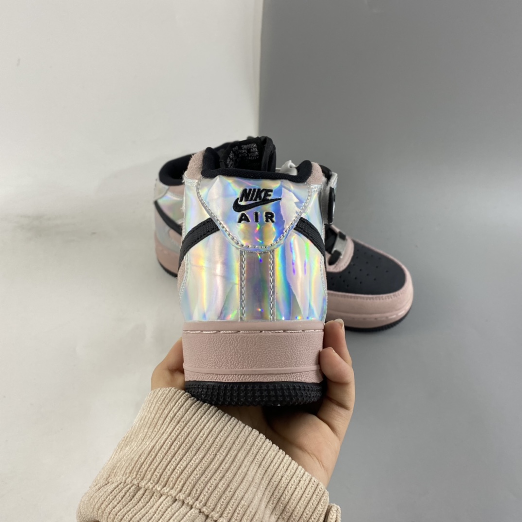 P260  NIKE Air Force 1’07 Mid 镭射粉 空军一号中帮休闲板鞋 WZ3066-061