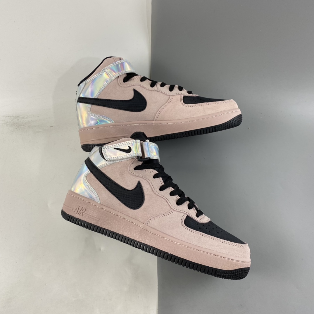 P260  NIKE Air Force 1’07 Mid 镭射粉 空军一号中帮休闲板鞋 WZ3066-061