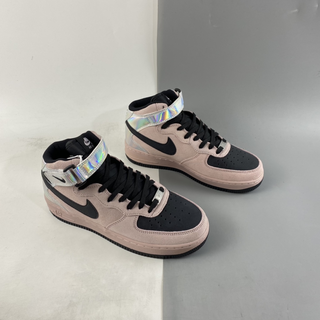 P260  NIKE Air Force 1’07 Mid 镭射粉 空军一号中帮休闲板鞋 WZ3066-061
