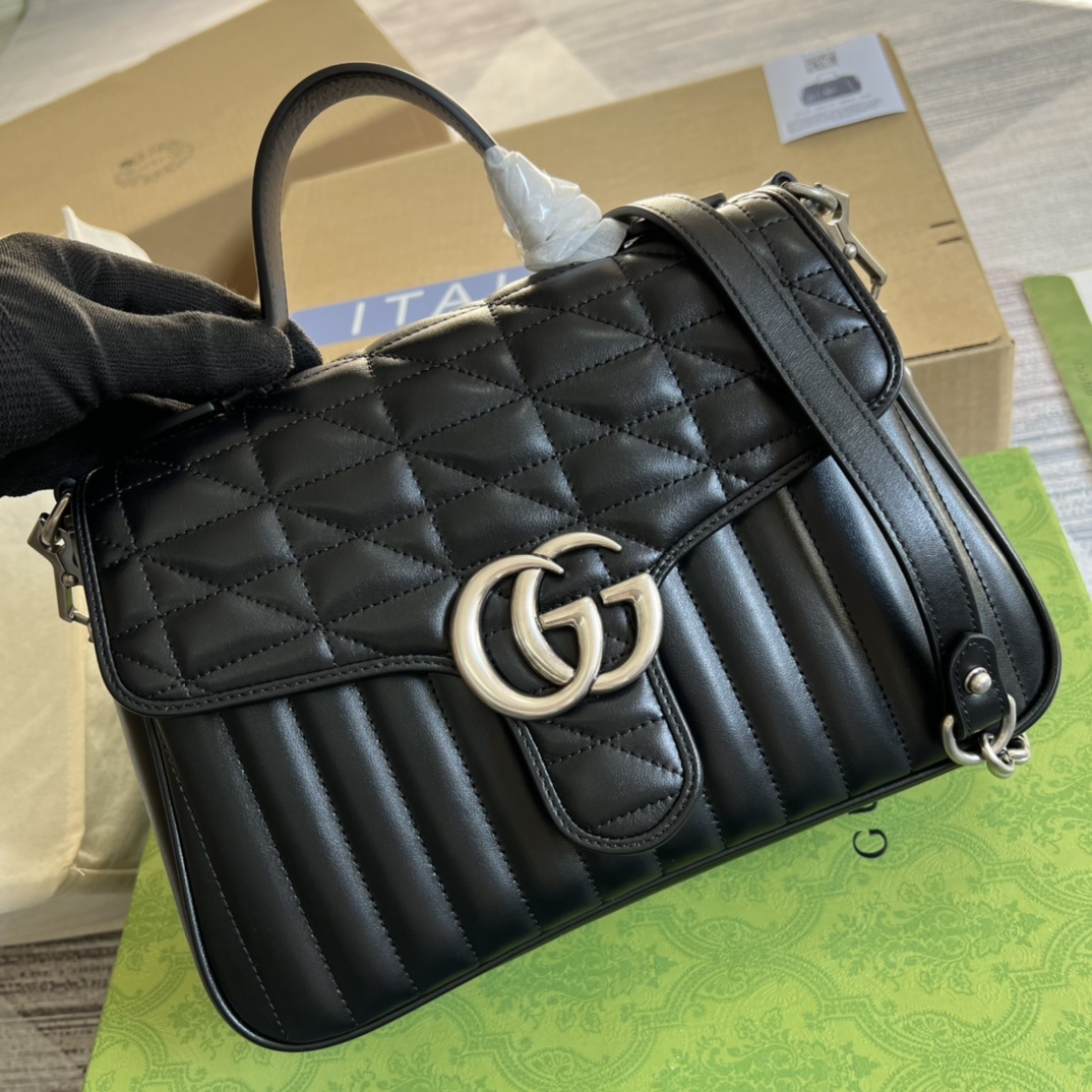 配全套绿色专柜包装️GGMarmont邮差包系列型号498110尺寸27*19*10.5cm这款GGMa