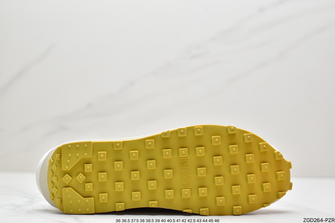 290 耐克Undercover x Sacai × NIKE LDV Waffle Daybreak 高桥盾三方联名 黑白黄 DJ4877-001