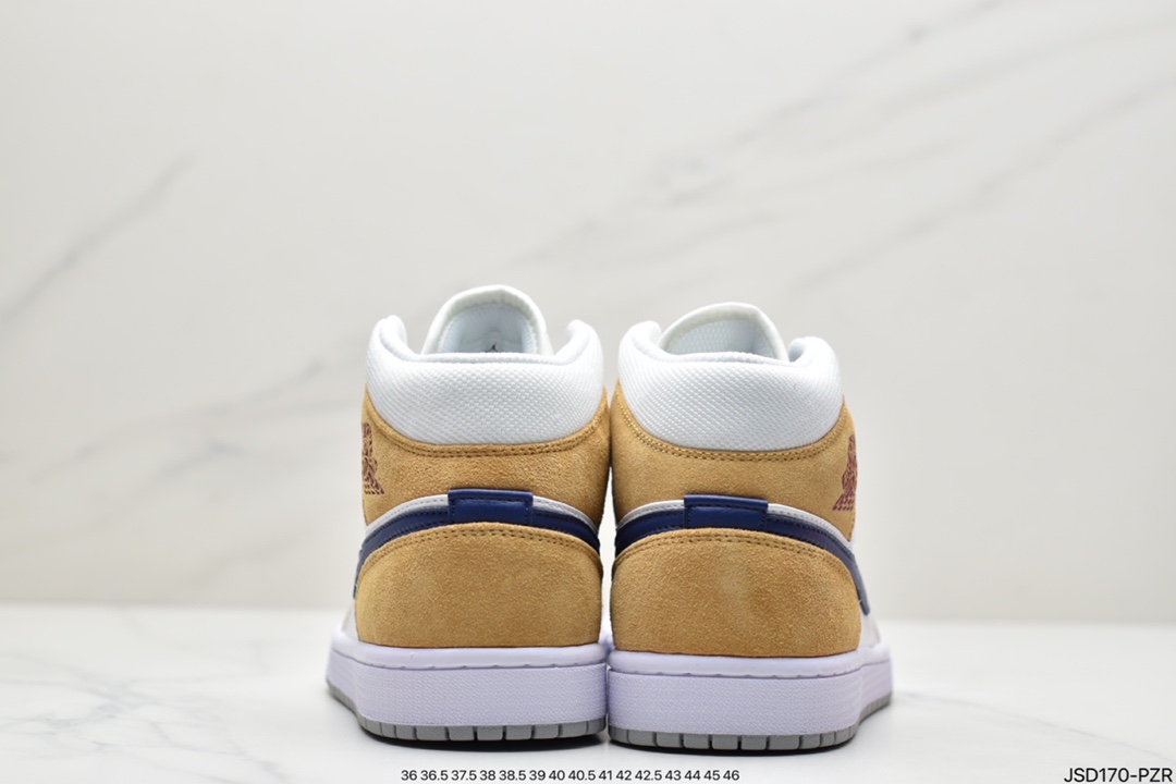 200  Air Jordan AJ1 Mid 中帮 灰磨砂棕 DO6726-100