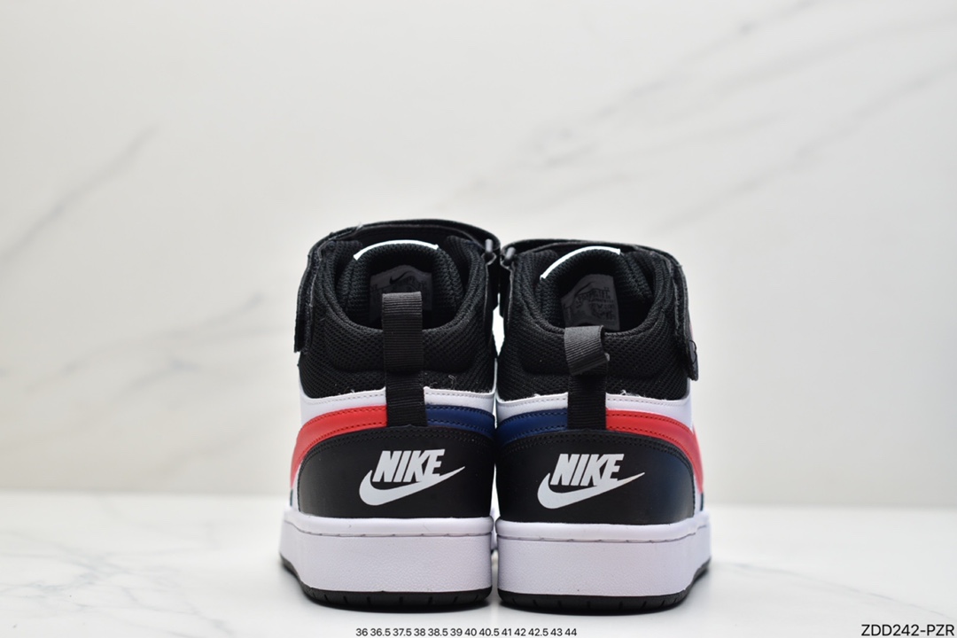 230 耐克Nike Court Borough Mid2 小AJ1高帮百搭休闲运动板鞋CD7782-107