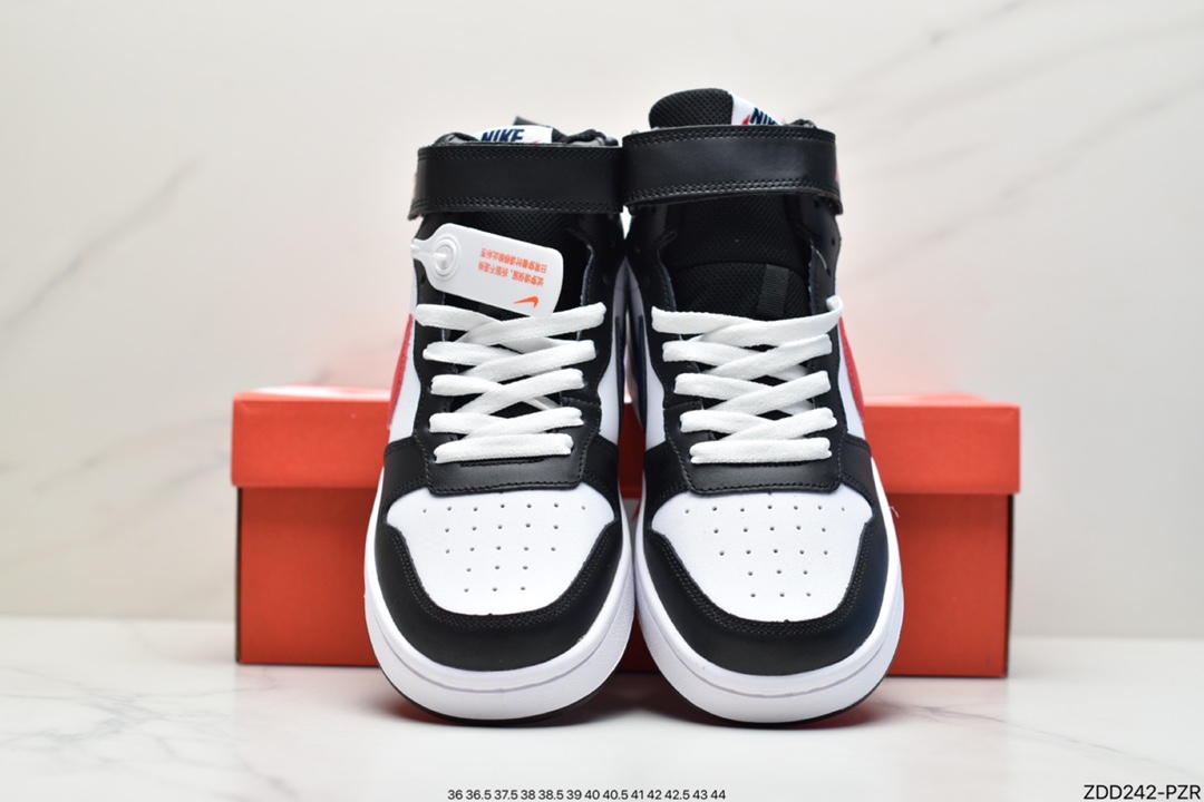 230 耐克Nike Court Borough Mid2 小AJ1高帮百搭休闲运动板鞋CD7782-107