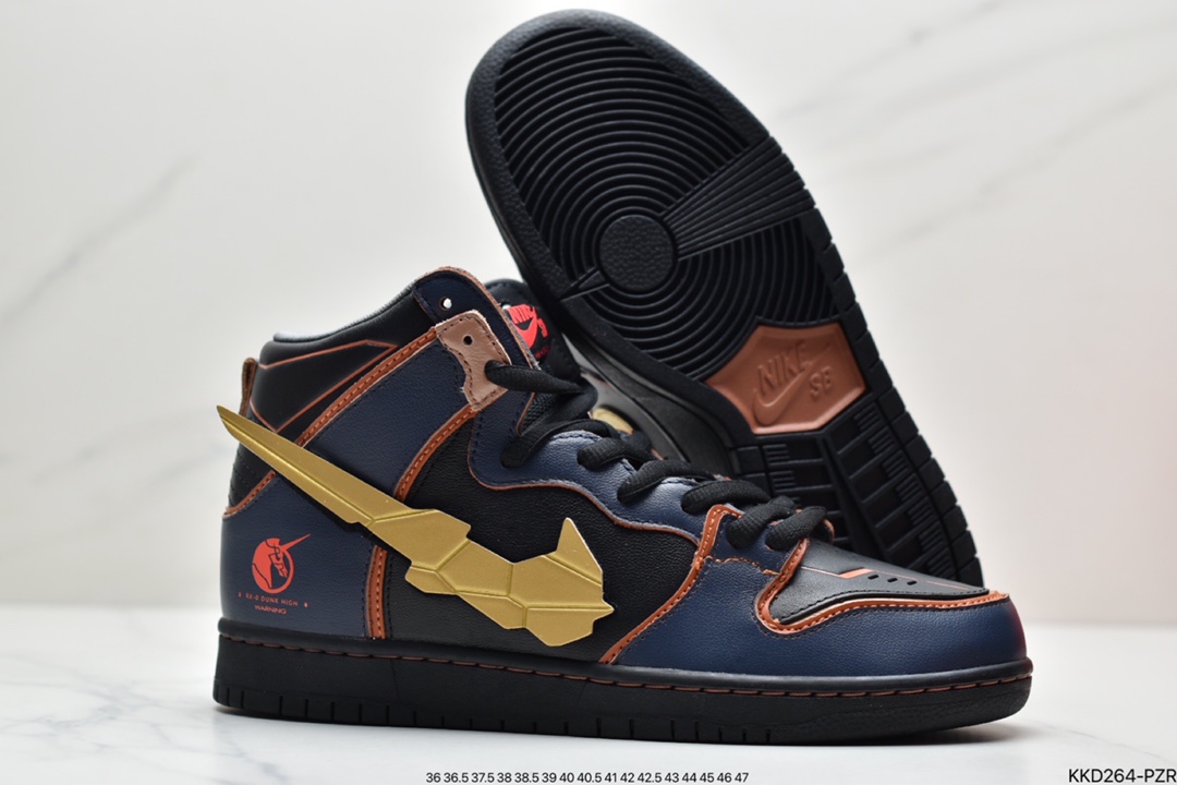490 SB Dunk High QS高达联名 此款Gundam配色从”独角兽” DH7717-100